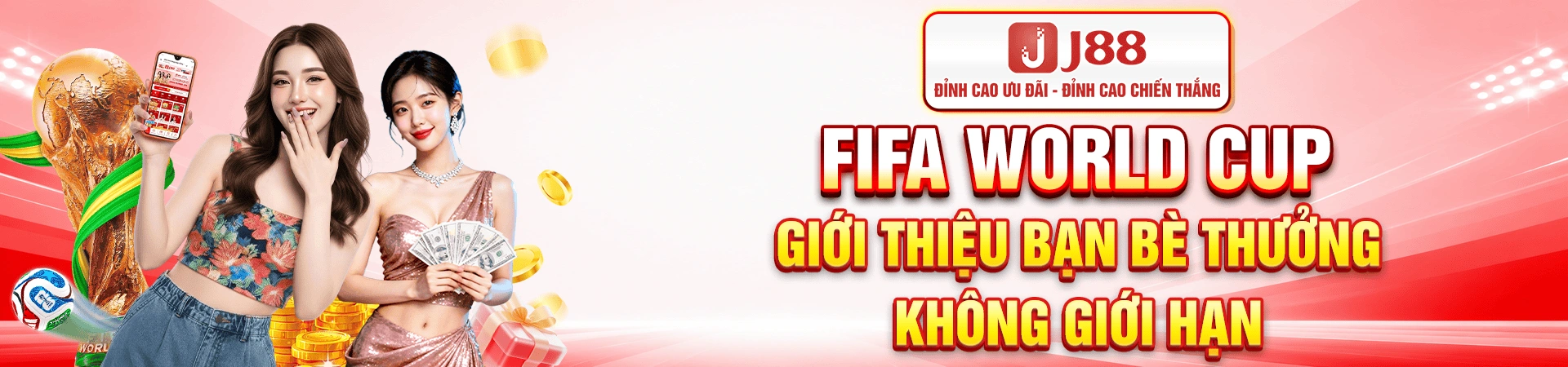 Banner giới thiệu J88 về casino, slot và giải trí trực tuyến